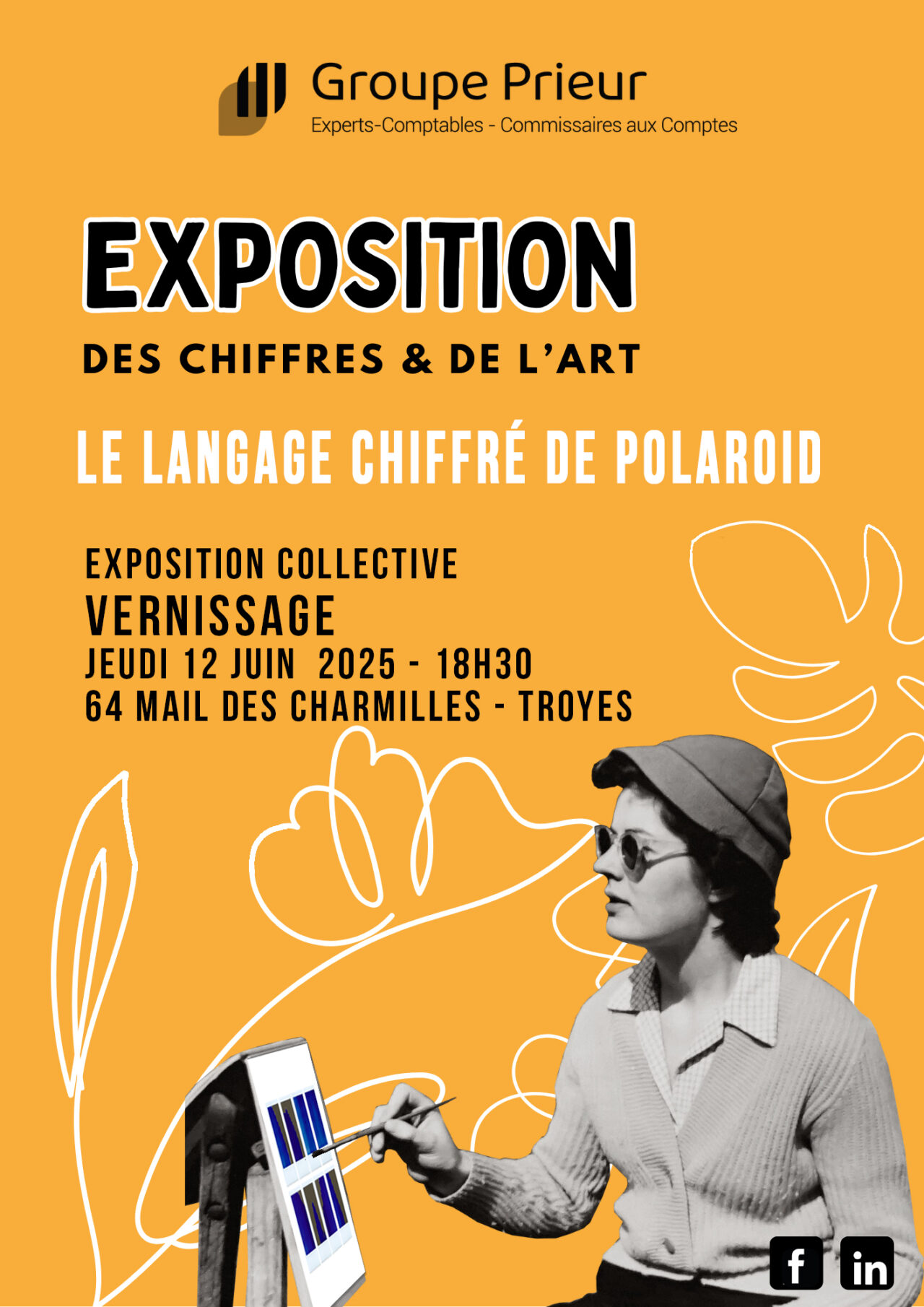 Vernissage Exposition Groupe Prieur Des Chiffres Et De l'Art - Laurent Dubin Polaroid