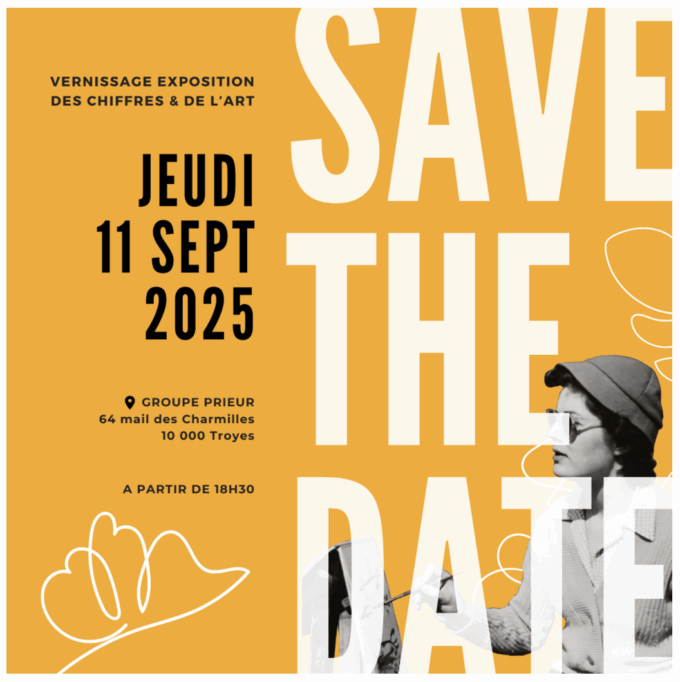 Groupe Prieur Invitation Exposition « Des Chiffres Et De l’Art »